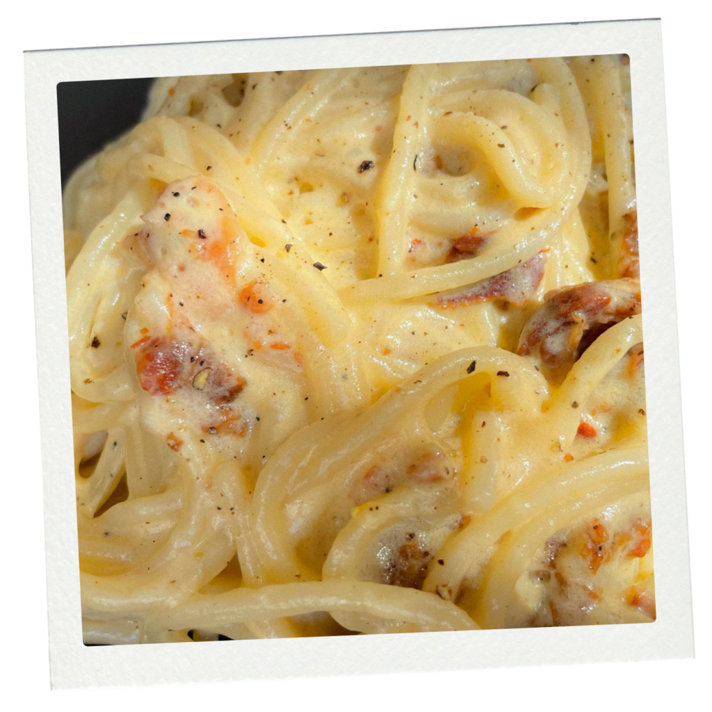 espaguetis a la carbonara