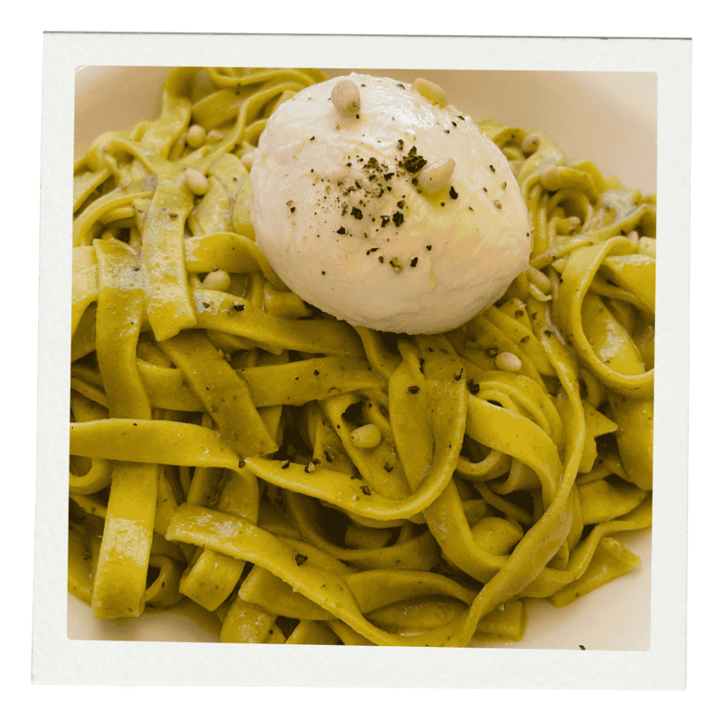pasta con pesto