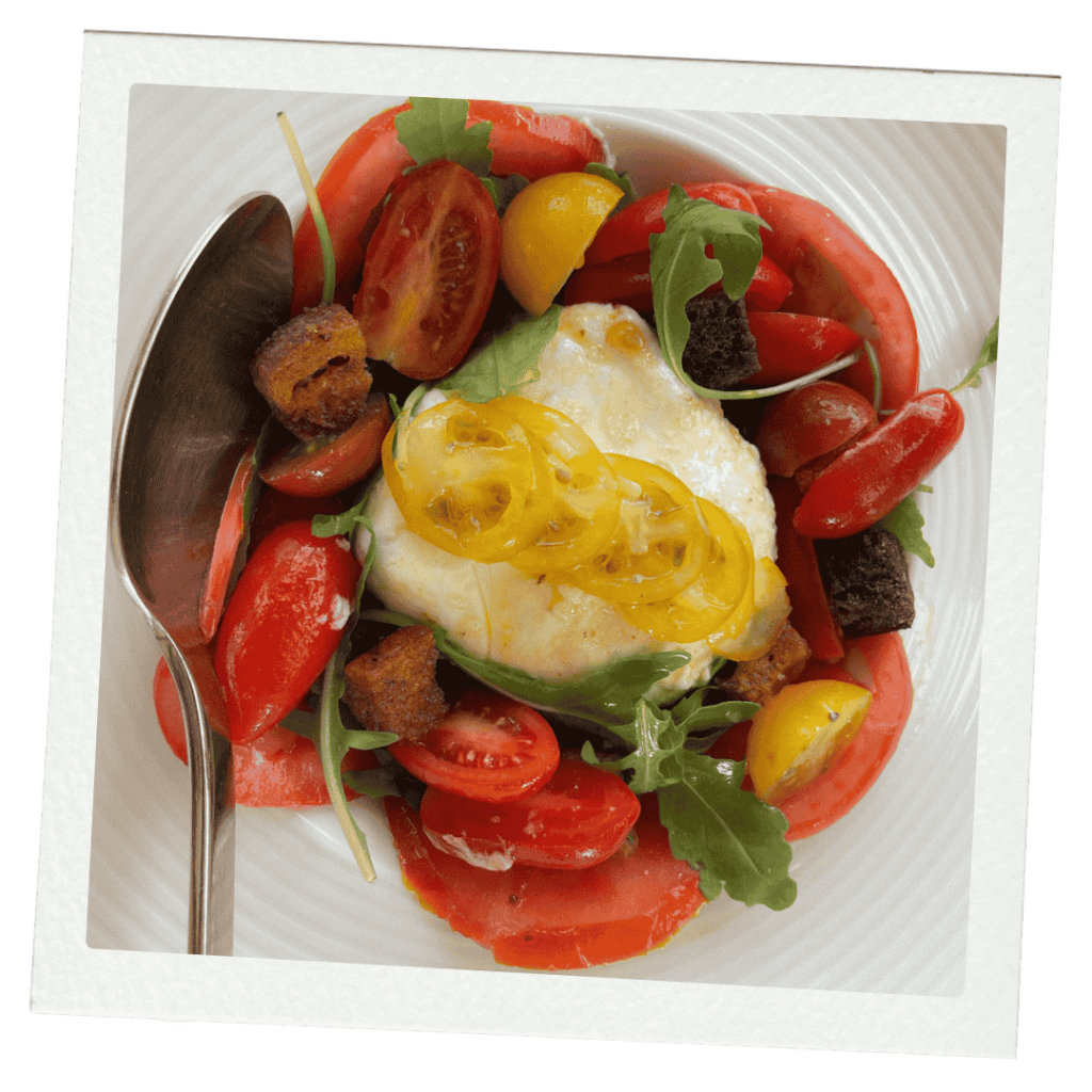 tomate con mozarella