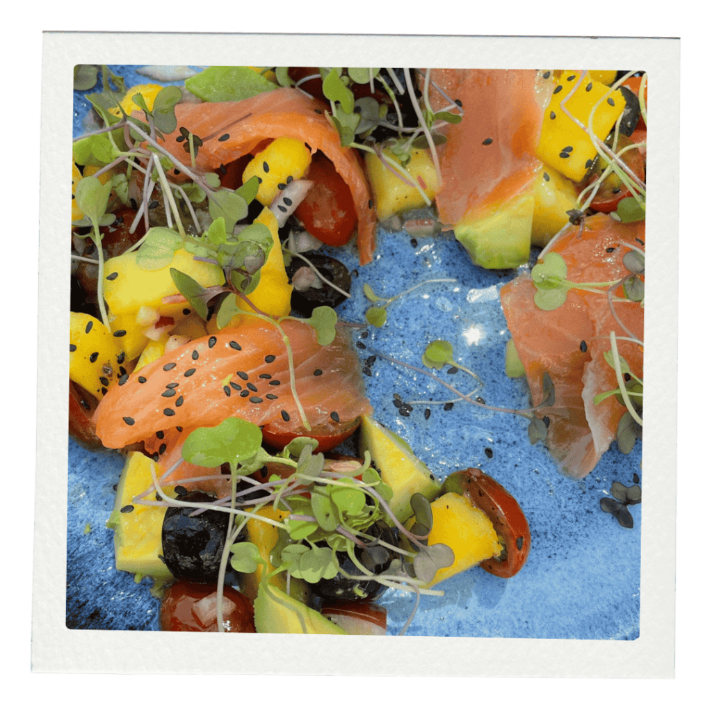 ensalada con salmon