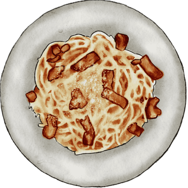 pasta carbonara de verdad